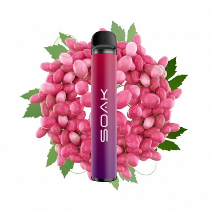 Электронный Персональный Испаритель SOAK - Rose Grape (Розовый виноград) 1500