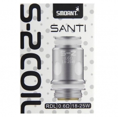 Картридж для Электронного Персонального Испарителя Smoant (Santi S2 0.6Ω) купить в Калининграде