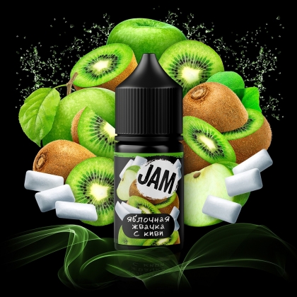 Жидкость для Электронного Персонального Испарителя JAM Light 10мл (Яблочная жевачка с киви)