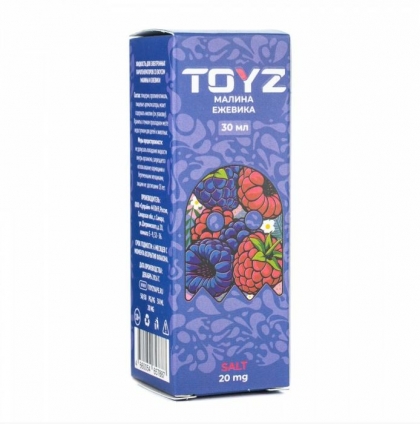 Жидкость для Электронного Персонального Испарителя TOYZ 30 мл (Raspberry Blackberry)